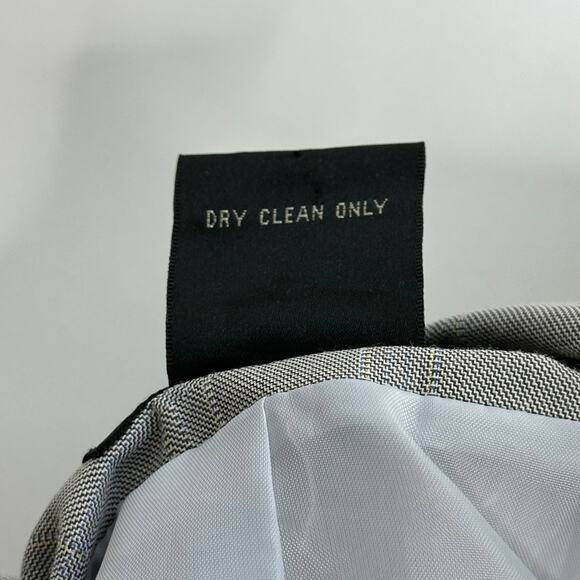 Tailor B. Moss Gray Plaid 3 Button Blazer Suit Jacket Womens Size 12 Career Work - Picture 8 of 11